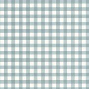 Papier peint Vichy bleu orage - FLOWER MARKET - Casadeco - FLOM89266306