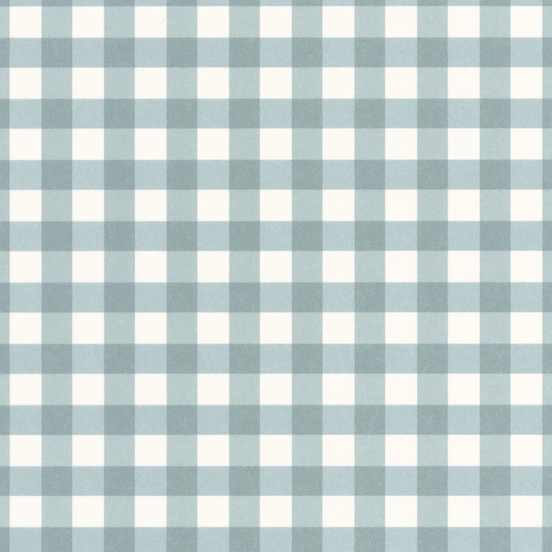 Papier peint Vichy bleu orage - FLOWER MARKET - Casadeco - FLOM89266306
