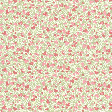 Papier peint Cherry blanc et rose - FLOWER MARKET - Casadeco - FLOM89224303