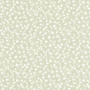 Papier peint Lily of the Valley vert sauge - FLOWER MARKET - Casadeco - FLOM89247101