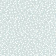 Papier peint Lily of the Valley bleu ciel - FLOWER MARKET - Casadeco - FLOM89246116