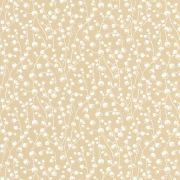 Papier peint Lily of the Valley ficelle - FLOWER MARKET - Casadeco - FLOM89241331