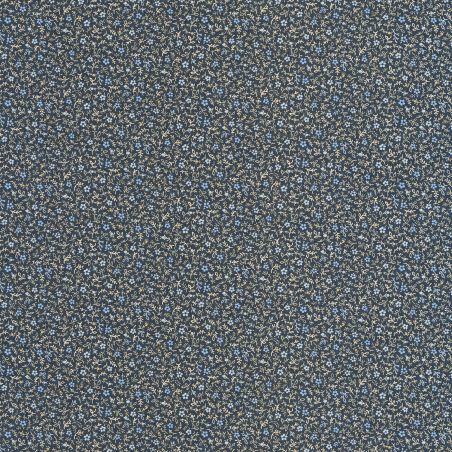 Papier peint Myosotis bleu nuit - FLOWER MARKET - Casadeco - FLOM89236505