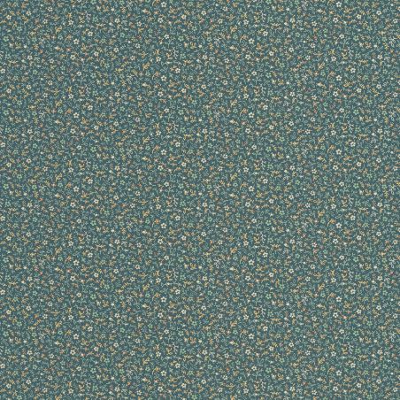 Papier peint Myosotis bleu paon - FLOWER MARKET - Casadeco - FLOM89236434