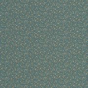 Papier peint Myosotis bleu paon - FLOWER MARKET - Casadeco - FLOM89236434