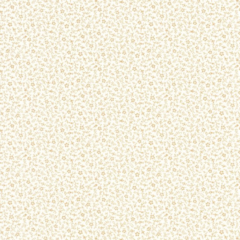 Papier peint Myosotis ficelle et blanc - FLOWER MARKET - Casadeco - FLOM89231111