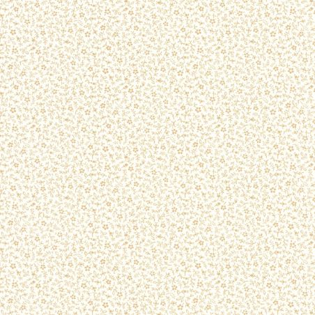 Papier peint Myosotis ficelle et blanc - FLOWER MARKET - Casadeco - FLOM89231111