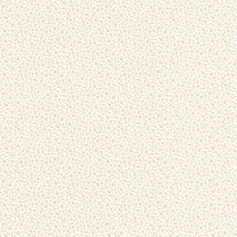 Papier peint Myosotis ficelle et blanc - FLOWER MARKET - Casadeco - FLOM89231111