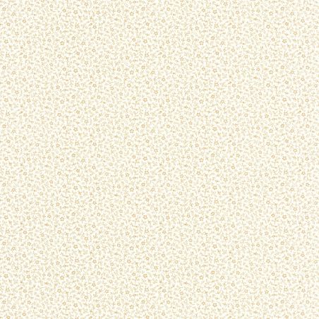 Papier peint Myosotis ficelle et blanc - FLOWER MARKET - Casadeco - FLOM89231111