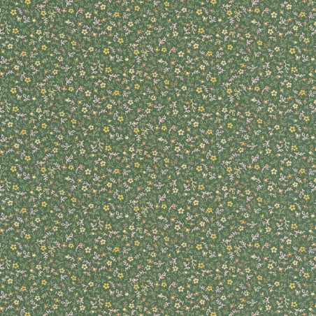 Papier peint Myosotis vert mousse - FLOWER MARKET - Casadeco - FLOM89237414