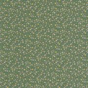 Papier peint Myosotis vert mousse - FLOWER MARKET - Casadeco - FLOM89237414