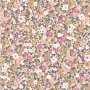 Papier peint Pansy lilas et beige rosé - FLOWER MARKET - Casadeco - FLOM89215404