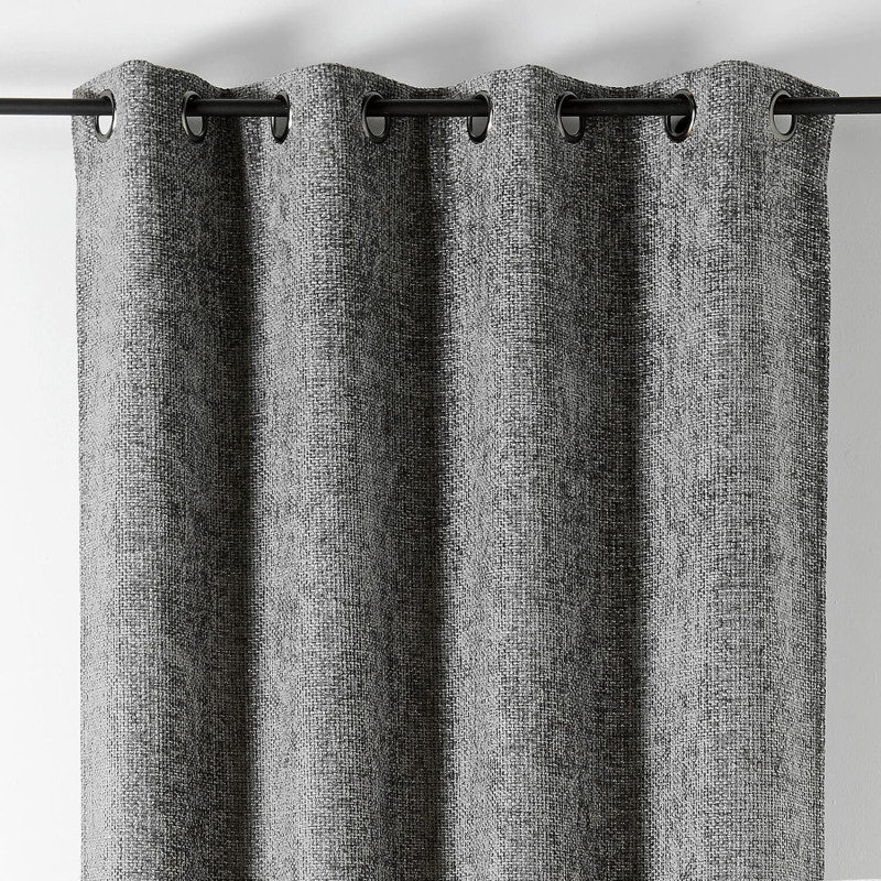 Rideau à œillets Aspen gris souris - 135x250cm - Linder - 1926-90