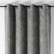 Rideau à œillets Aspen gris souris - 135x250cm - Linder - 1926-90