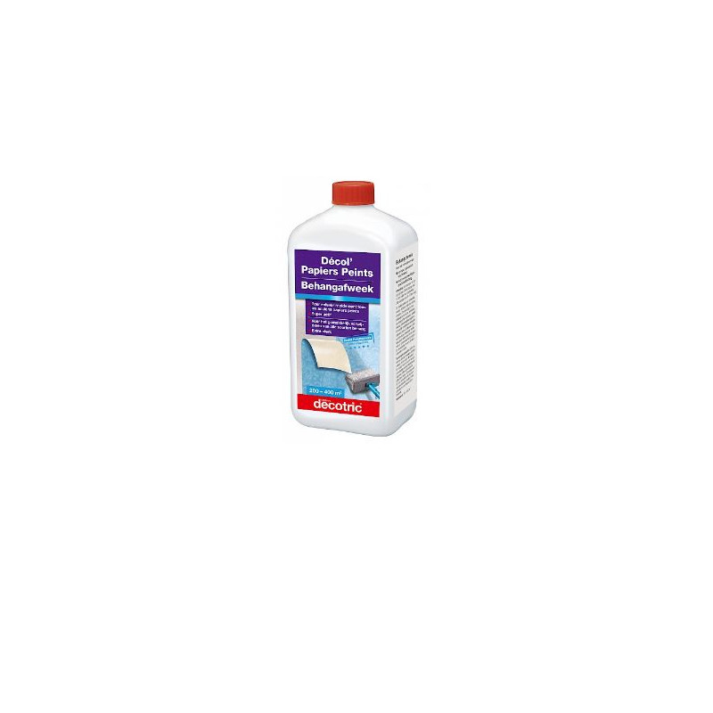 Décolleur pour papier peint et papier à peindre - DECOTRIC - 250ml et 1L