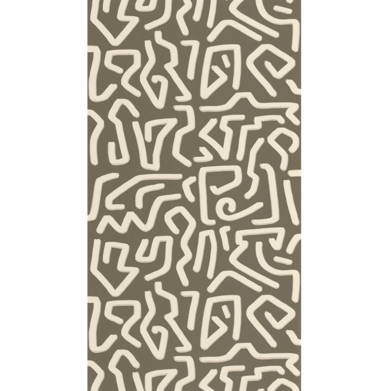 PAPIER PEINT SYMBOL kaki - MILANO SIXTIES - CASADECO - MISI89357505