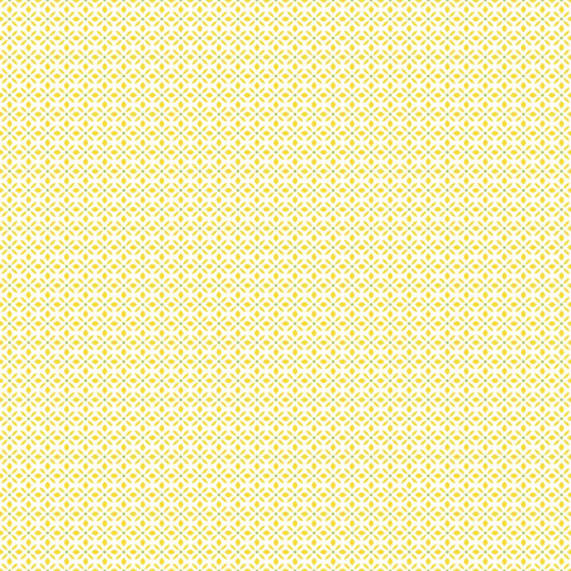 Papier Peint Allover floral jaune - CUISINE FRAICHEUR - LUTÈCE - G45432
