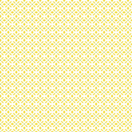 Papier Peint Allover floral jaune - CUISINE FRAICHEUR - LUTÈCE - G45432