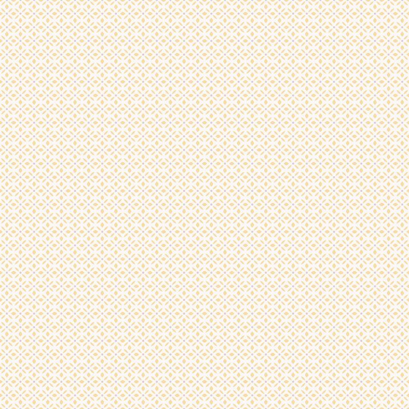 Papier Peint Allover floral jaune pâle - CUISINE FRAICHEUR - LUTÈCE - G45435