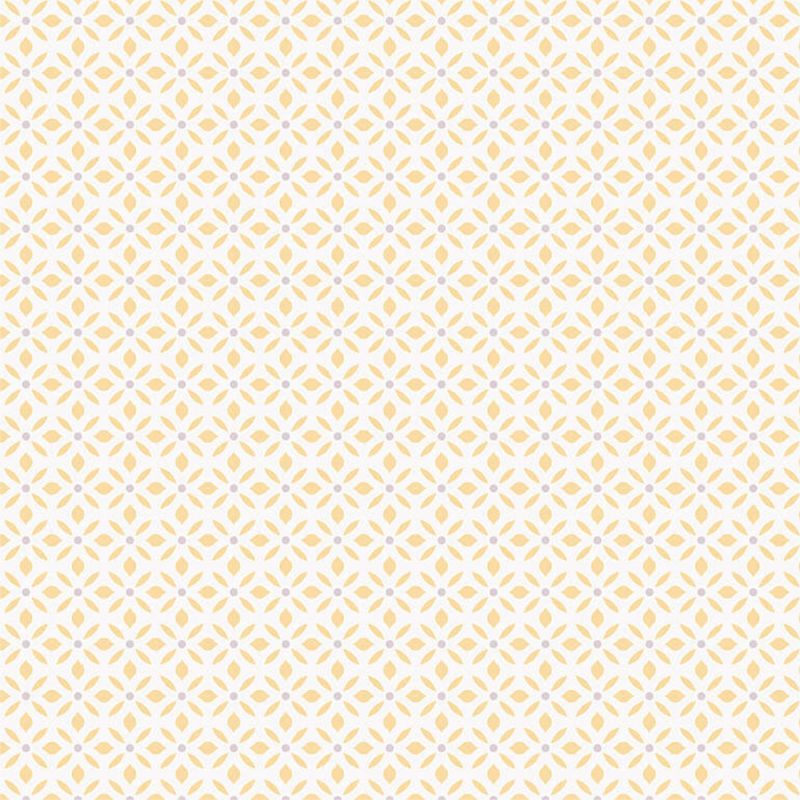 Papier Peint Allover floral jaune pâle - CUISINE FRAICHEUR - LUTÈCE - G45435