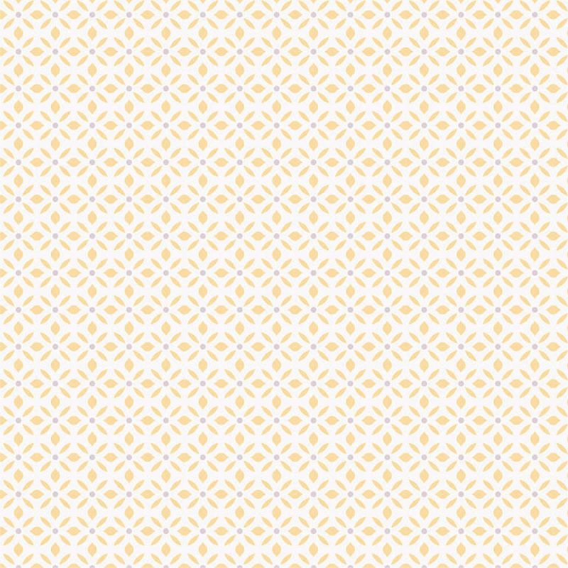 Papier Peint Allover floral jaune pâle - CUISINE FRAICHEUR - LUTÈCE - G45435