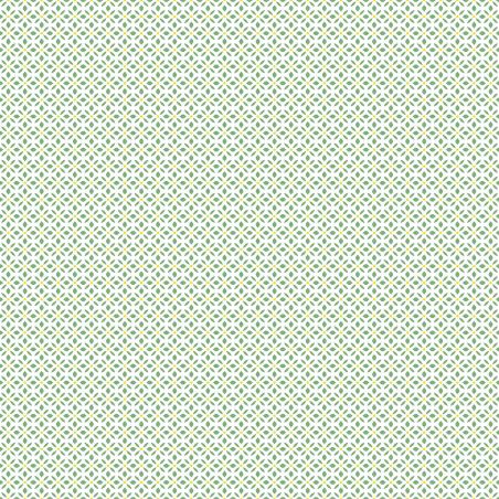 Papier Peint Allover floral vert - CUISINE FRAICHEUR - LUTÈCE - G45434