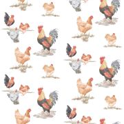 Papier Peint Basse Cour gris et beige - CUISINE FRAICHEUR - LUTÈCE - G45415