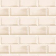 Papier Peint Carrelage métro beige - CUISINE FRAICHEUR - LUTÈCE - G45444