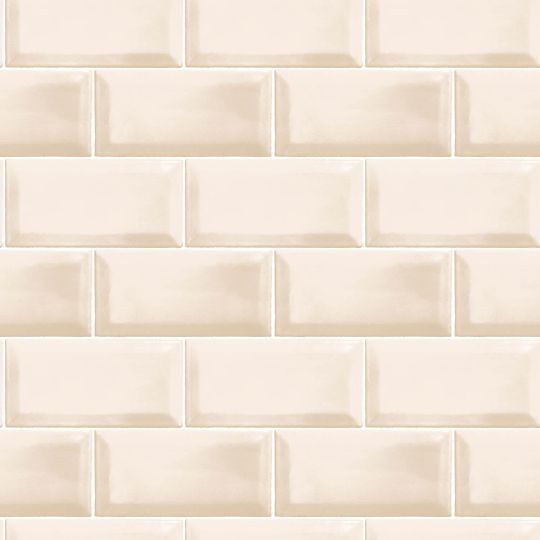 Papier Peint Carrelage métro beige - CUISINE FRAICHEUR - LUTÈCE - G45444