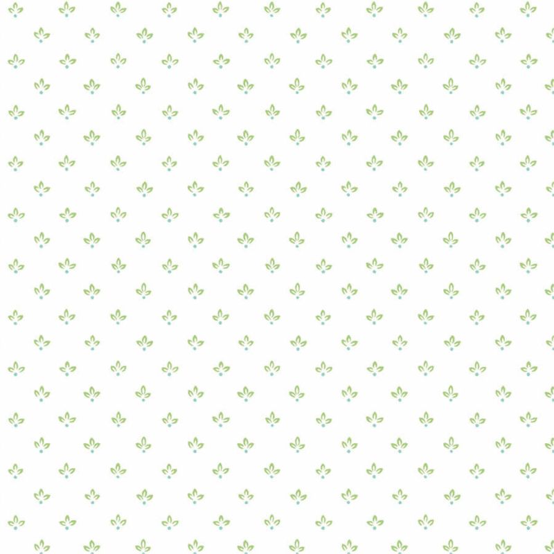 Papier Peint Trois Pétales vert pâle - CUISINE FRAICHEUR - LUTÈCE - G45463