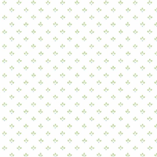 Papier Peint Trois Pétales vert pâle - CUISINE FRAICHEUR - LUTÈCE - G45463