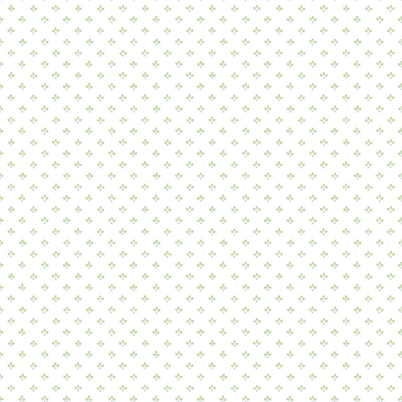 Papier Peint Trois Pétales vert pâle - CUISINE FRAICHEUR - LUTÈCE - G45463