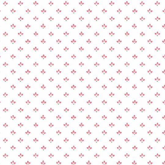 Papier Peint Trois Pétales rouge - CUISINE FRAICHEUR - LUTÈCE - G45460