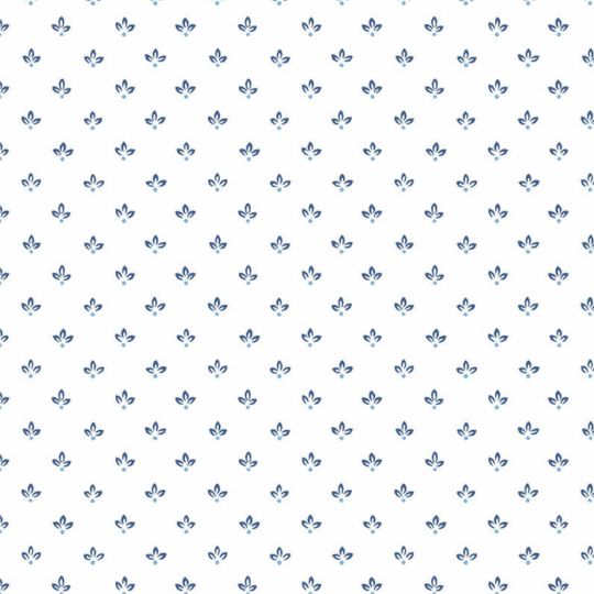 Papier Peint Trois Pétales bleu - CUISINE FRAICHEUR - LUTÈCE - G45462