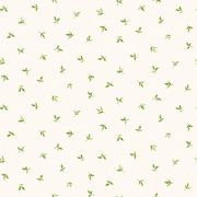 Papier Peint Semis feuille vert et blanc - CUISINE FRAICHEUR - LUTÈCE - G45437