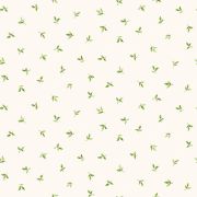 Papier Peint Semis feuille vert et blanc - CUISINE FRAICHEUR - LUTÈCE - G45437