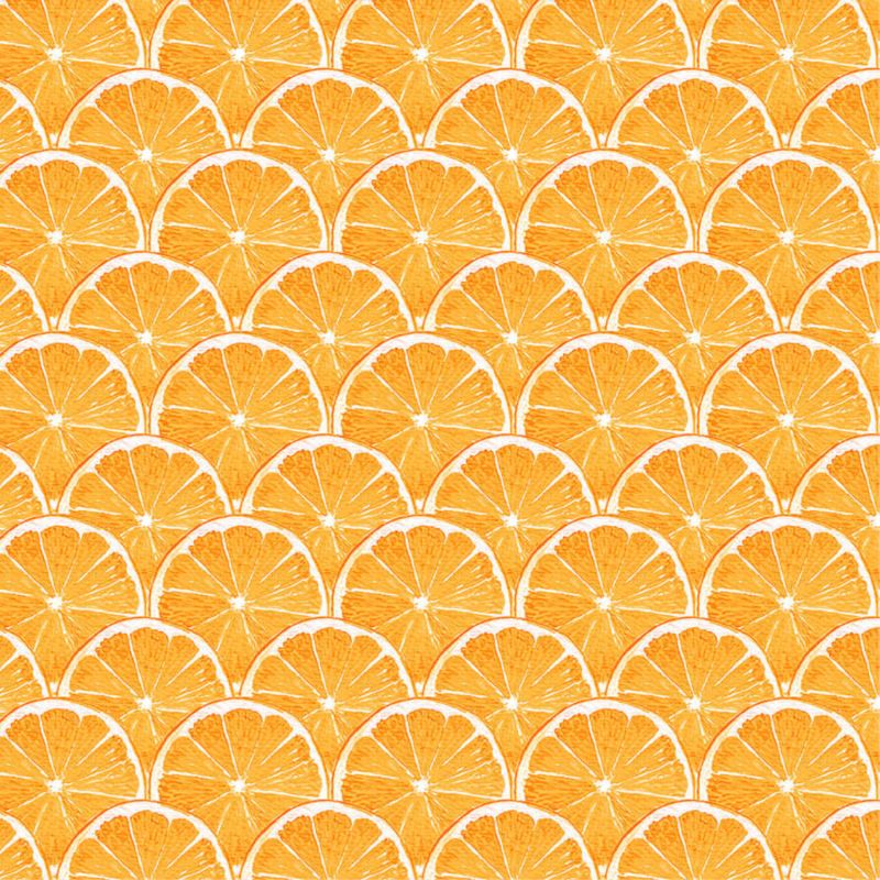 Papier Peint Rondelle d'Orange - CUISINE FRAICHEUR - LUTÈCE - G45439