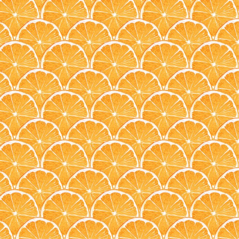 Papier Peint Rondelle d'Orange - CUISINE FRAICHEUR - LUTÈCE - G45439