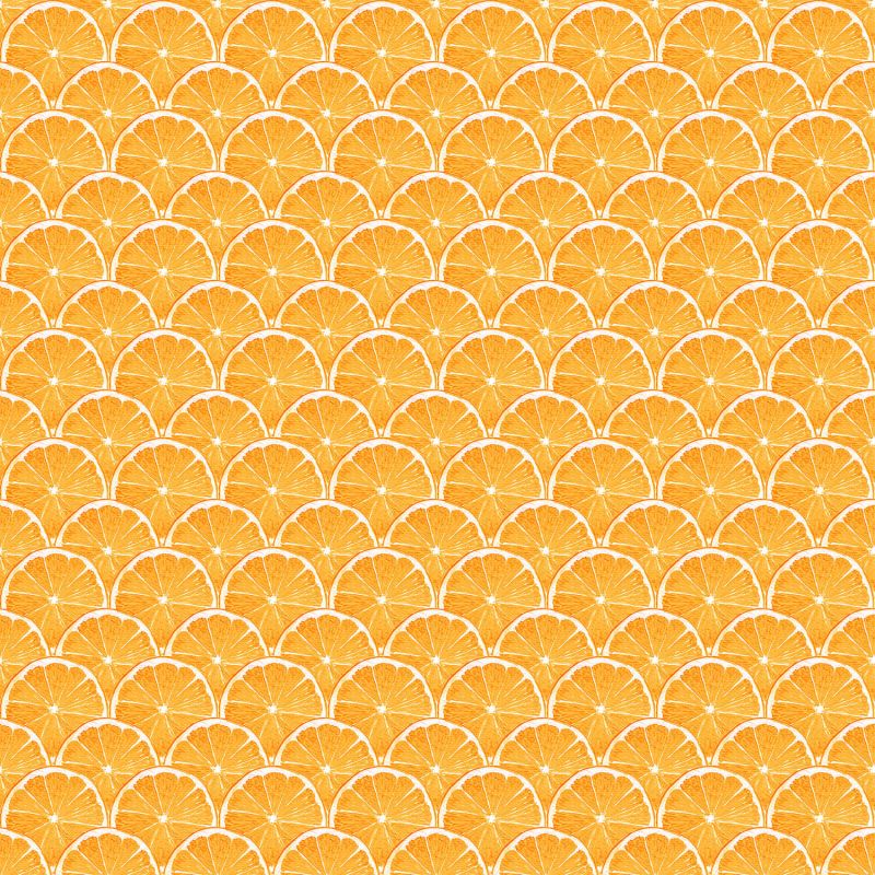 Papier Peint Rondelle d'Orange - CUISINE FRAICHEUR - LUTÈCE - G45439