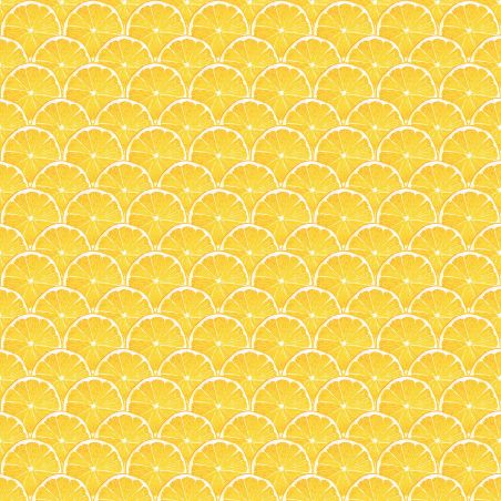 Papier Peint Rondelle de citron jaune - CUISINE FRAICHEUR - LUTÈCE - G45438