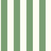 Papier Peint Rayures vert anglais et blanc - CUISINE FRAICHEUR - LUTÈCE - G45401
