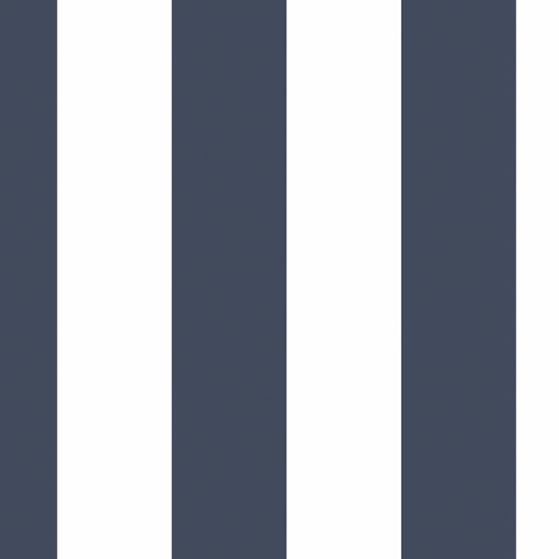 Papier Peint Rayures bleu navy et blanc - CUISINE FRAICHEUR - LUTÈCE - G67523