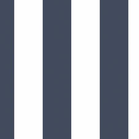 Papier Peint Rayures bleu navy et blanc - CUISINE FRAICHEUR - LUTÈCE - G67523