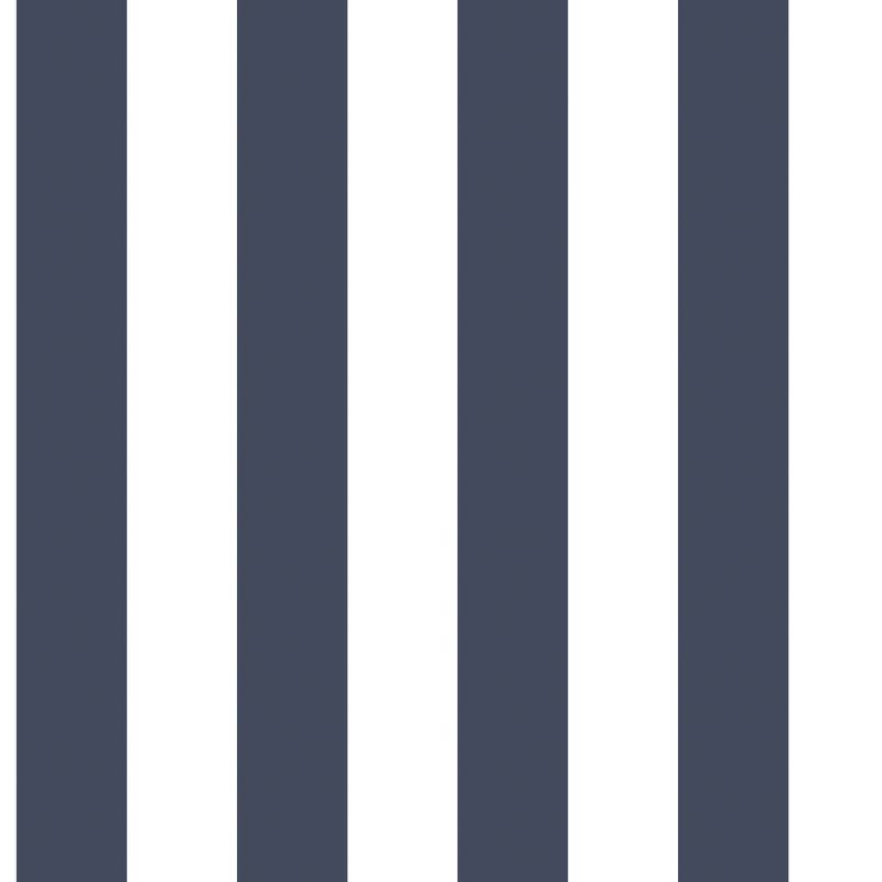 Papier Peint Rayures bleu navy et blanc - CUISINE FRAICHEUR - LUTÈCE - G67523