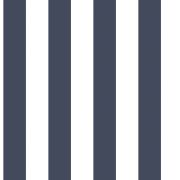 Papier Peint Rayures bleu navy et blanc - CUISINE FRAICHEUR - LUTÈCE - G67523