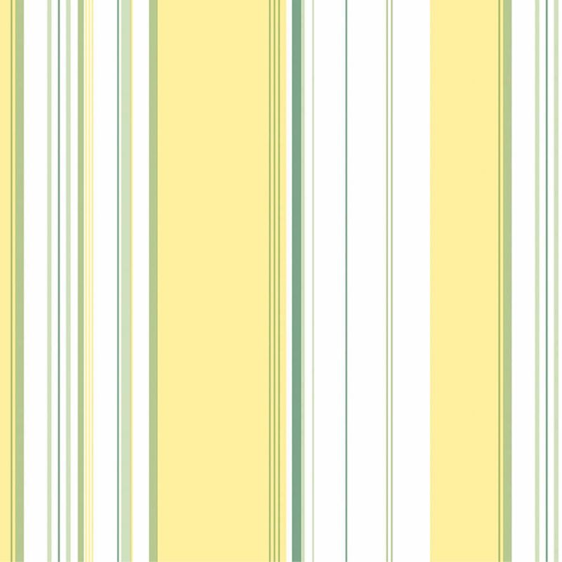 Papier Peint Multi Rayures jaune et vert - CUISINE FRAICHEUR - LUTÈCE - G45448