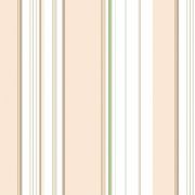 Papier Peint Multi Rayures beige et vert - CUISINE FRAICHEUR - LUTÈCE - G45447