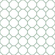 Papier Peint Faïence géométrique émeraude et blanc - CUISINE FRAICHEUR - LUTÈCE - G45402