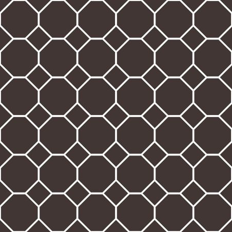 Papier Peint Faïence géométrique noir et blanc - CUISINE FRAICHEUR - LUTÈCE - G45404