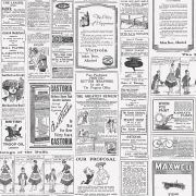 Papier Peint Petite Annonce noir et blanc - CUISINE FRAICHEUR - LUTÈCE - G45449